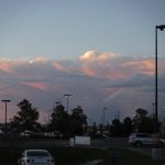 Beautiful sundown clouds